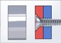Ringmagnet mit Senkung Ø 15 x Ø 4,3 x 5mm - Nord - Neodym N35 - 3
